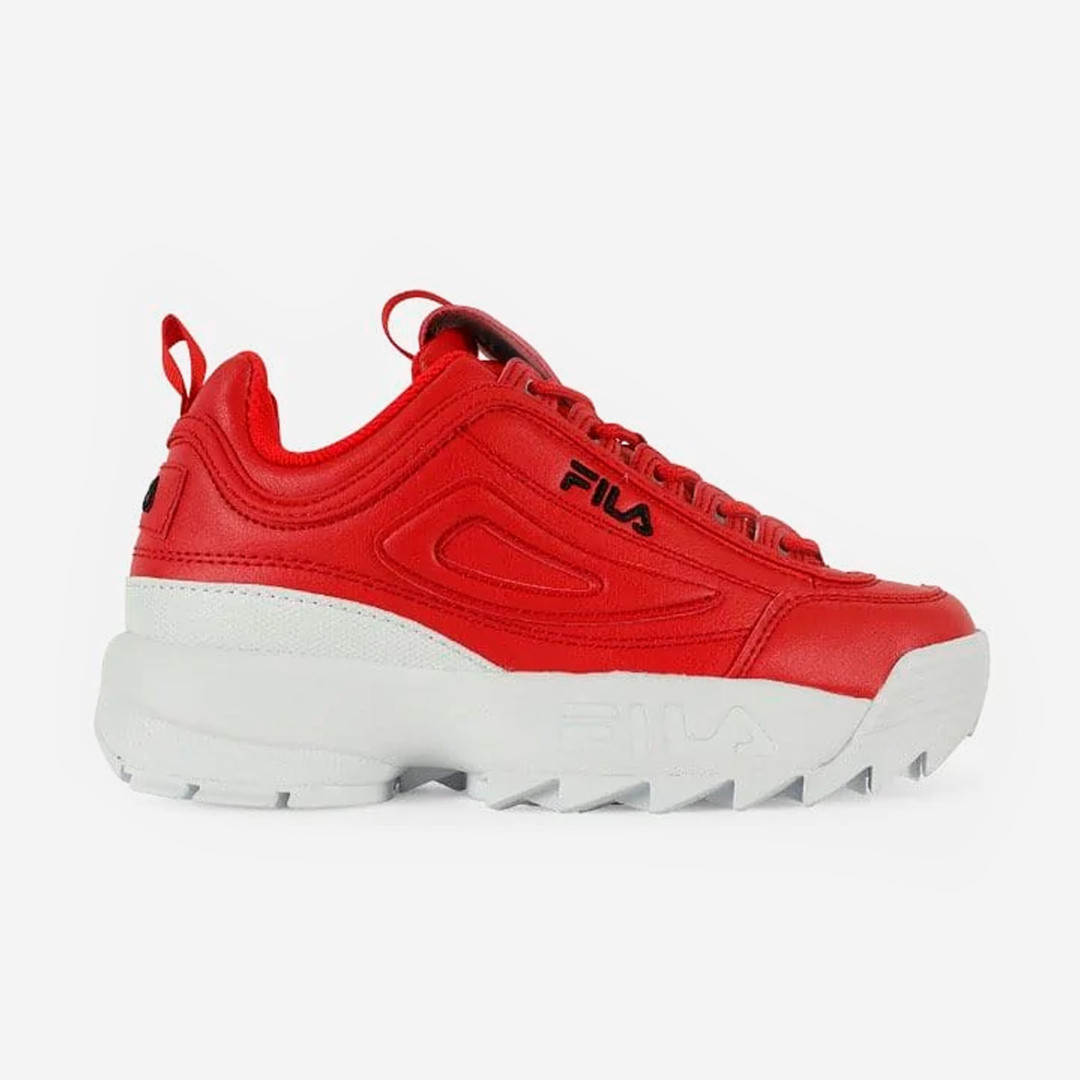 Zapatillas Fila Disruptor II Nino Urbano Rojo