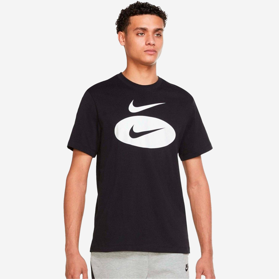 Polo Nike M NSW Swoosh Hombre Correr Negro