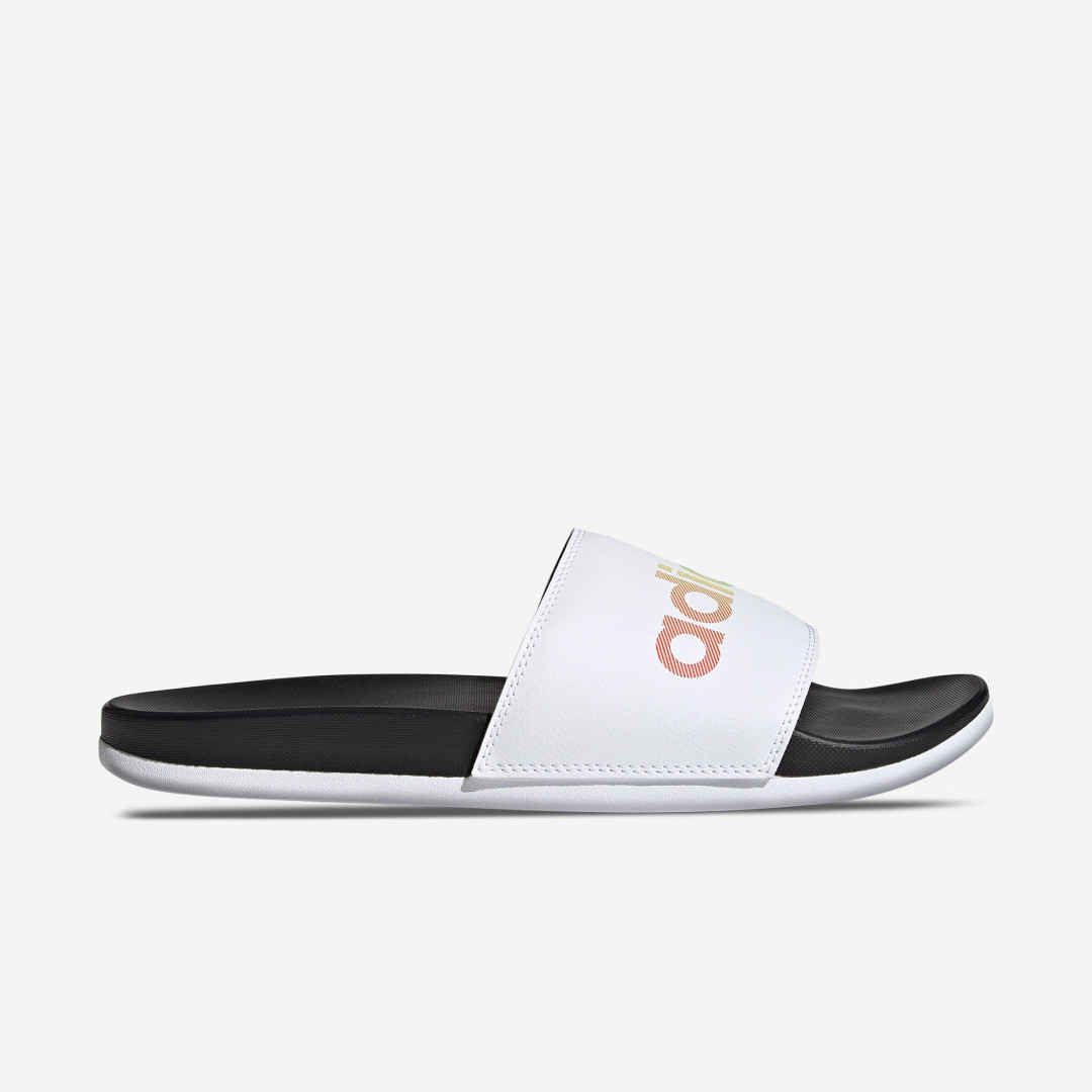 Sandalias Adidas Adilette Comfort Mujer Natacion Blanco