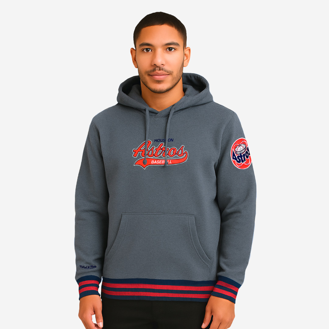 Polera Mitchell & Ness Vintage Logo Astros