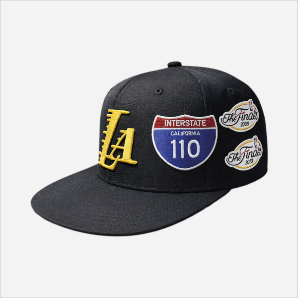 Gorro Mitchell & Ness NBA Lakers Champ Snapback Hombre