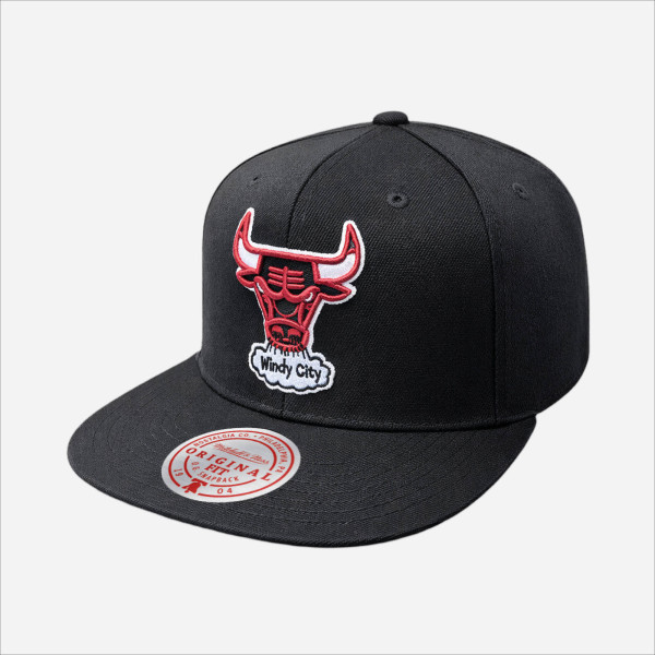 Gorro Mitchell & Ness NBA Pink Under Prime Snapback Bulls Hombre