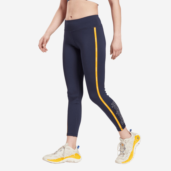 Leggins Reebok Piping Pack Poly Tight Mujer