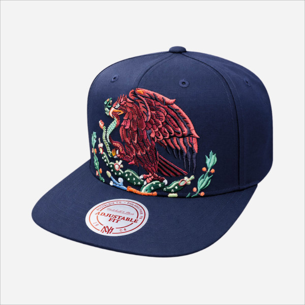 Gorro Mitchell & Ness XL Crop Flag Snapback Hombre